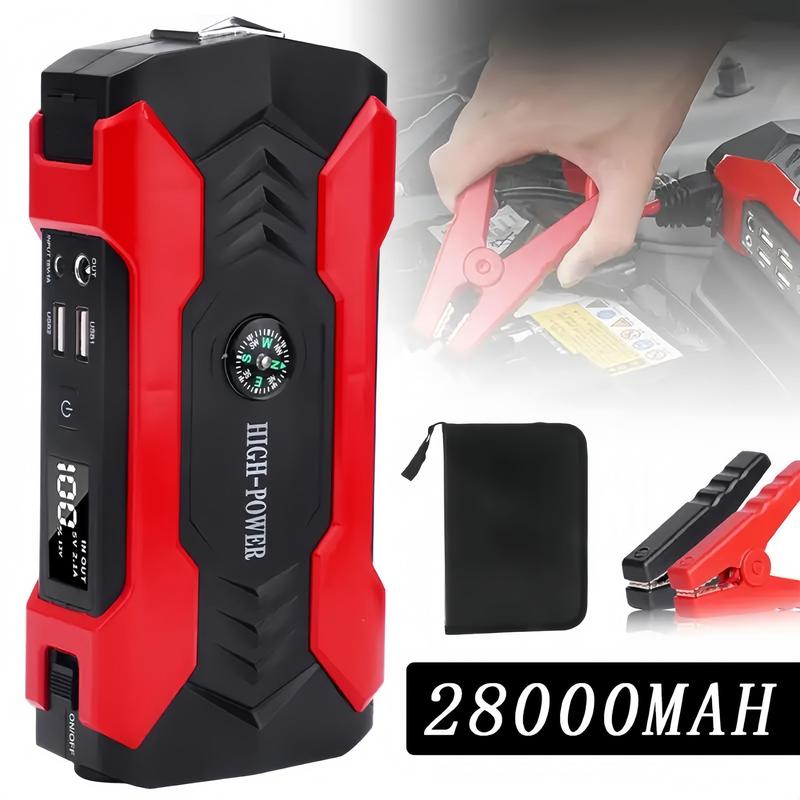 [Black Friday] 99800mAh Supercharged Portable Car Jump Starter - All-in-One Emergency Power Bank For Phones, Cars, Motorcycles & Yachts - Equipped With Flashlight, Compass & SOS Mode For Outdoor Adventures Black Friday,New Year Gifts,Christmas