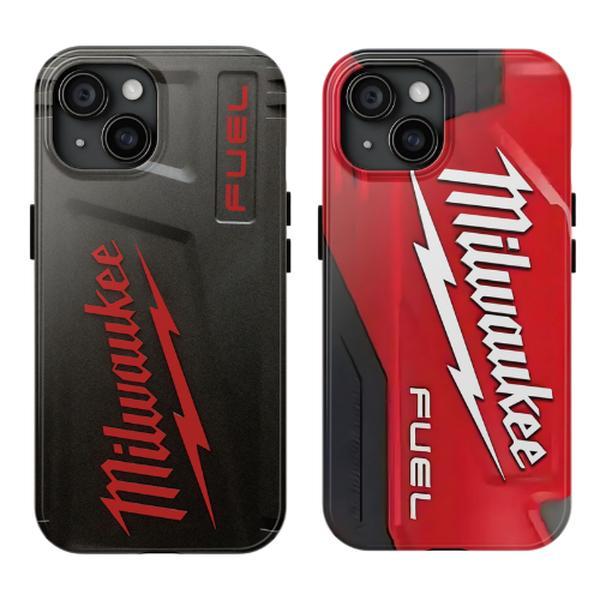 Milwaukee Tool Couple Phone Case, Couple Matching Phone Case, Tough Case iPhone 16 15 14 13 12 11 X XR XS XS MAX 7 8 SE & Samsung