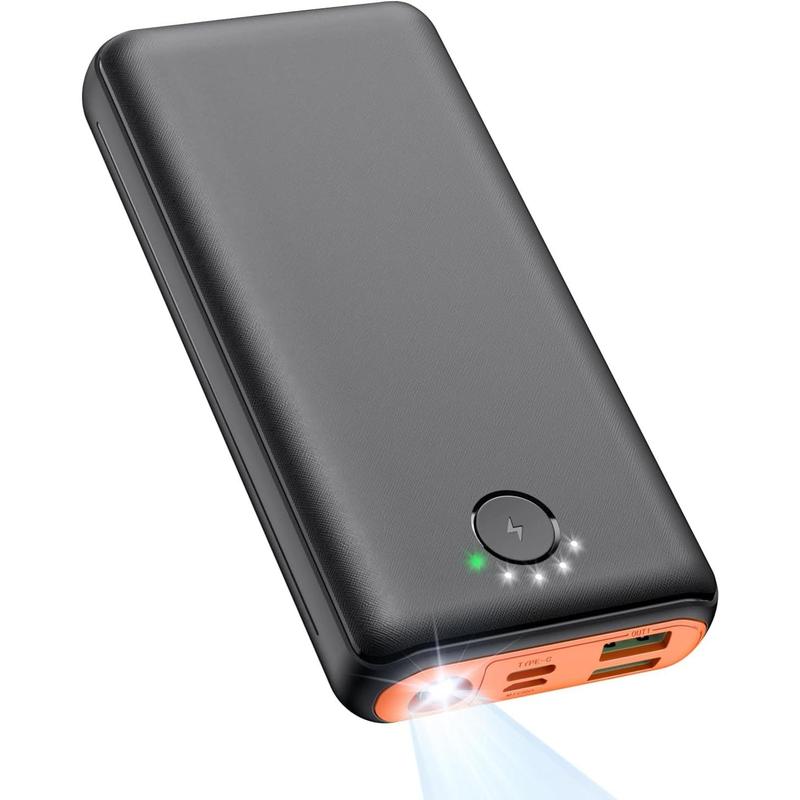 Portable Charger Power Bank 30000mAh - USB C USB A Fast Charging 22.5W 3 Outputs & 2 Inputs External Battery Pack Charging Bank QC4.0 with Flashlight Phone Charger for iPhone Samsung Galaxy iPad etc