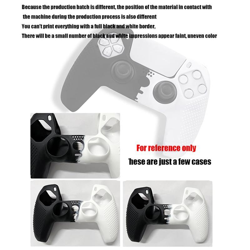 Game Controller Protective Cover, Anti-sweat Anti-slip Gamepad Protective Case, Gaming Accessories, Game Controller Decorative Case For PS5 Controller, Spring Console Accessories