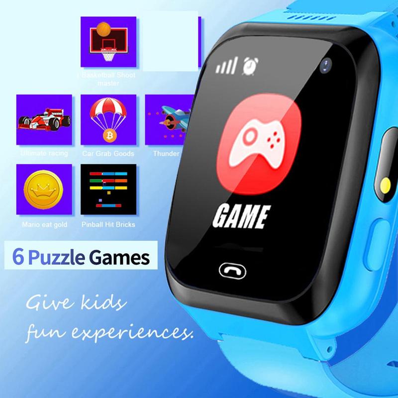 Multifunctional Smart Watch, Fashionable Digital Watch with Games, Touch Screen Smart Watch with Camera & Flashlight & Calculator & Alarm Clock for Boys & Girls