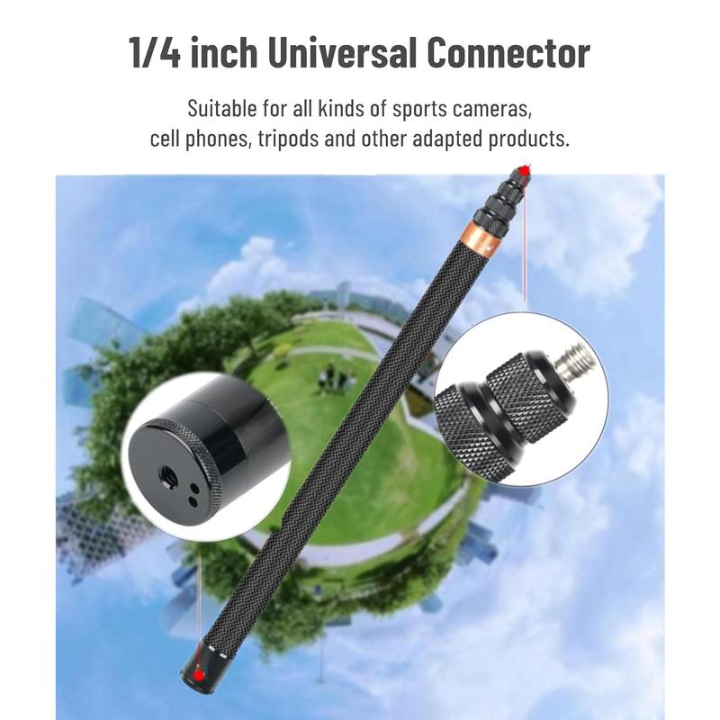 9.8ft Selfie Stick, Extended Selfie Stick, Selfie Stick for X3 ONE X2, ONE R, One X, Gopro Action Camera