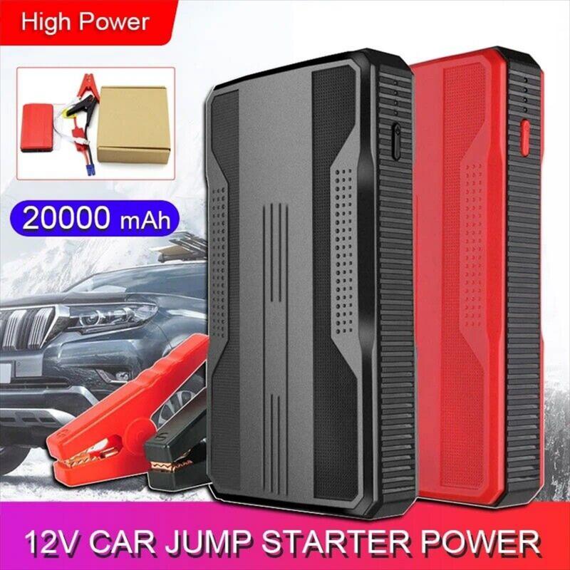 12V Portable Car Jump Starter with 10000 Lumen LED, SOS Light, Pulse Repair, and Multi-Function Power Bank for Gas & Diesel Cars