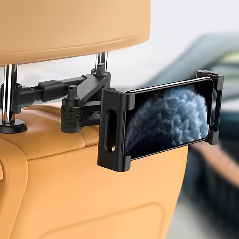 Car Seat Back Hanging Phone Tablet Holder, Adjustable & Rotatable Car Seat Back Headrest Phone Mount, Car Interior Accessories for Multiple Mobile Devices