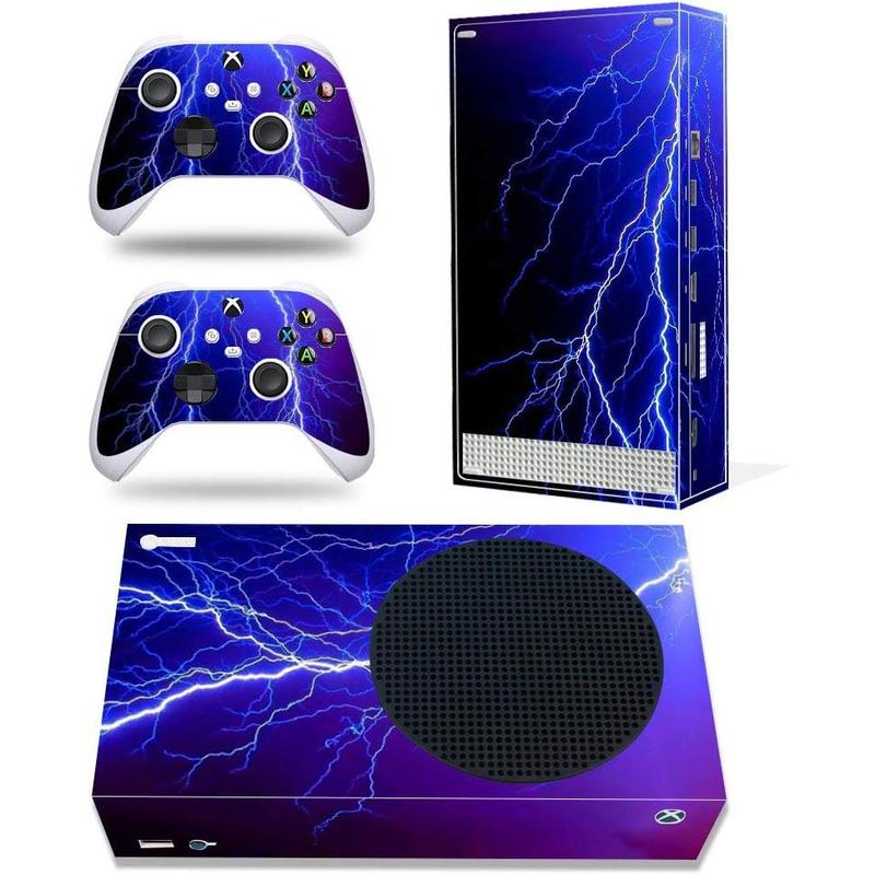 Full-Body Vinyl Skin Decal Wrap Cover for Microsoft Xbox Series S Device - Includes Two Free Controller Stickers - Xbox Sery S Accessories - Gaming Console Protection