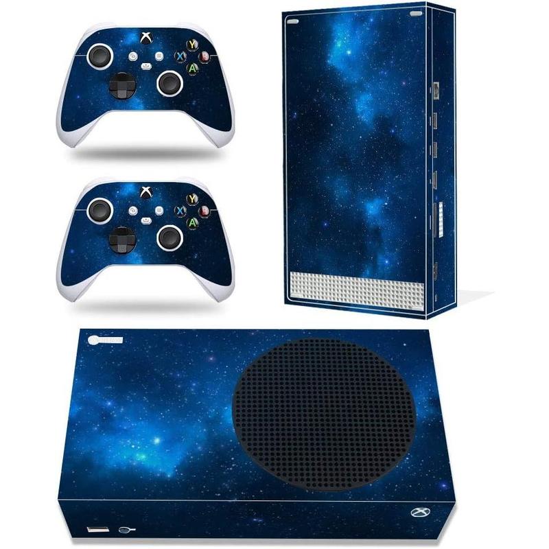 Full-Body Vinyl Skin Decal Wrap Cover for Microsoft Xbox Series S Device - Includes Two Free Controller Stickers - Xbox Sery S Accessories - Gaming Console Protection