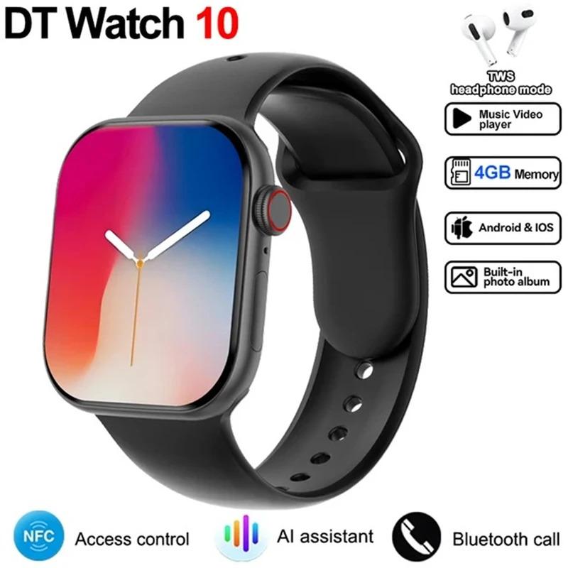 2024 New For Apple Watch 10 Smart Watch 4G Memory Music Video Bluetooth Call Waterproof Smartwatch For Android IOS TWS Earphones