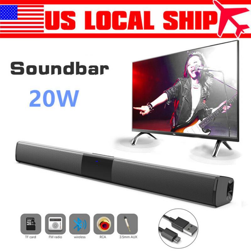 Sound Bar 4 Speaker System Wireless BT Subwoofer TV Home Theater NEW