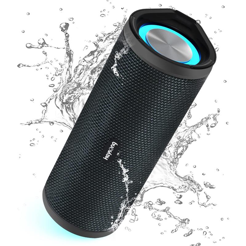 Portable Bluetooth Speaker with IPX7 Waterproof Rating and Enhanced Bass for All-Weather Performance - Audio, Smartphone