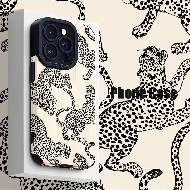 Creative Pattern Smartphone Case, Anti-fall Cellphone Protector Cover, Shockproof Cellphone Protective Case, Smartphone Accessories Compatible with iPhone 15 14 13 12 11 Series