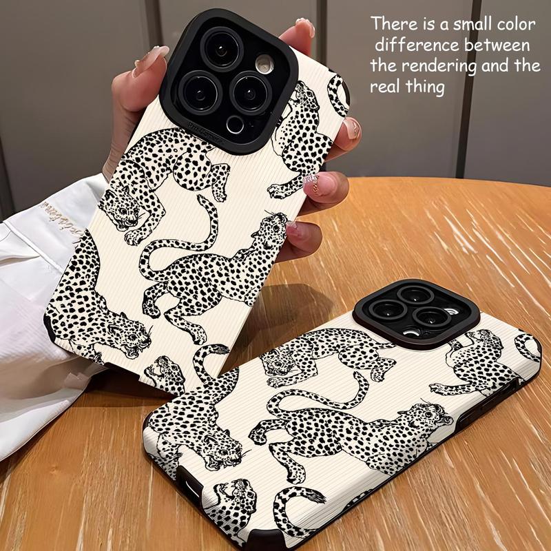 Creative Pattern Smartphone Case, Anti-fall Cellphone Protector Cover, Shockproof Cellphone Protective Case, Smartphone Accessories Compatible with iPhone 15 14 13 12 11 Series