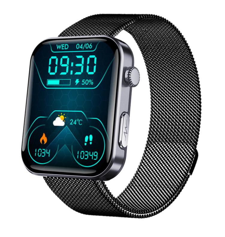 ECG Monitoring Blood Sugar Monitor Sport Bracelet Bluetooth Talking Watch Siri Voice Smart Watch Multi Sport Mode Blood Oxygen Smart Bracelet outdoor smart