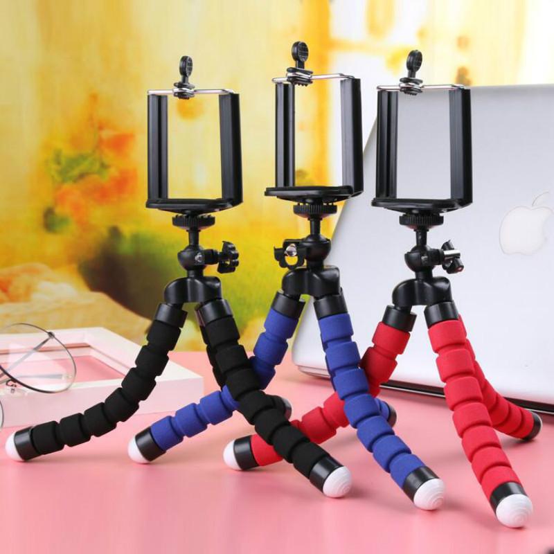 Octopus Flexible Tripod Mobile Phone Holder Camera Stand For Iphone For Samsung Mini Bracket Picture Photo Taking Sport Accessories