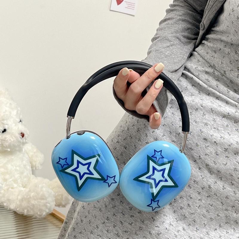 Fashion Star Pattern Over-ear Earphone Case, TPU Earphone Protective Cover, Earphone Protector for AirPods Max