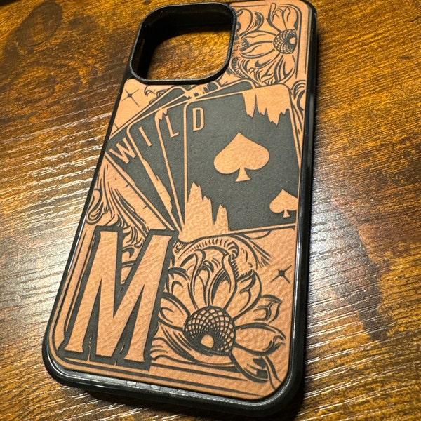 Western wild card phone case for iPhone 11-16 Pro Max XR XS, Samsung Galaxy S21-S24 Plus Ultra tough dual layer drop resistant iphone 16 pro max case