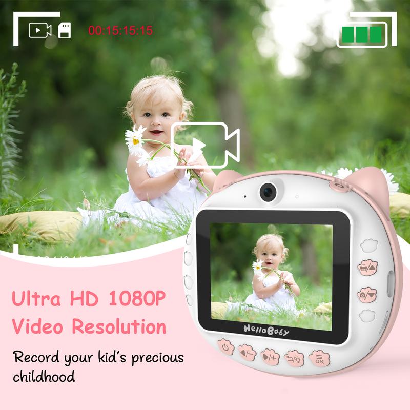 HelloBaby Instant Print Camera for Kids - 3.2