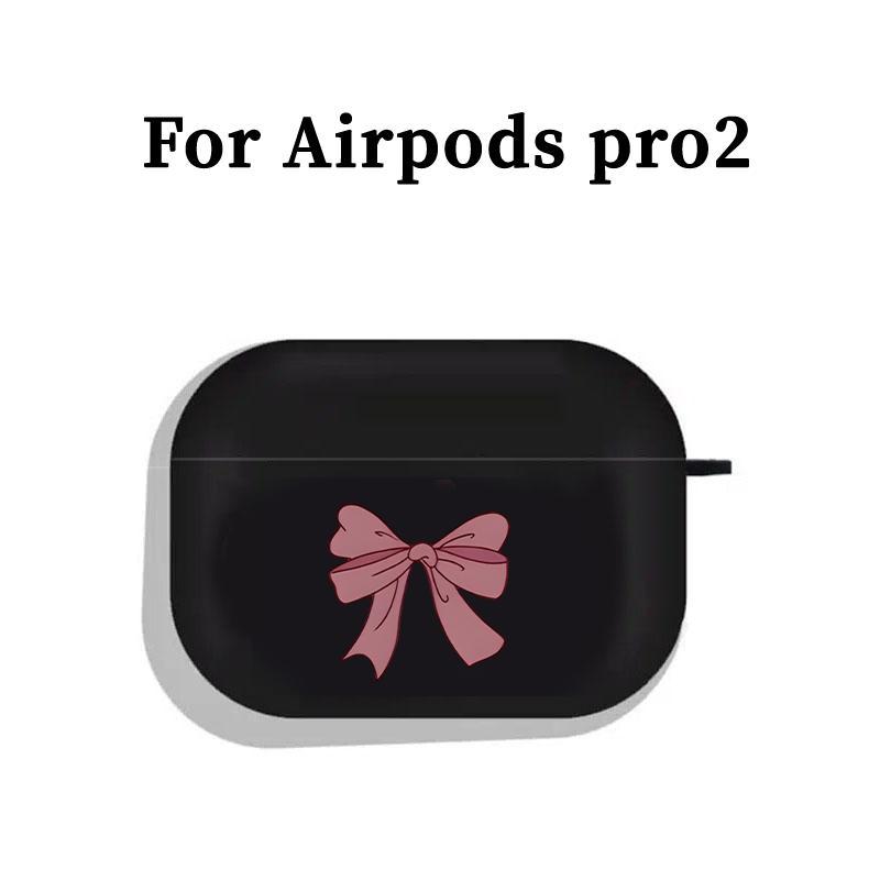 Cute Bowknot Pattern Earphone Case, TPU Earphone Protective Cover, Earphone Accessories Compatible with AirPods 1 2, AirPods 3, AirPods Pro