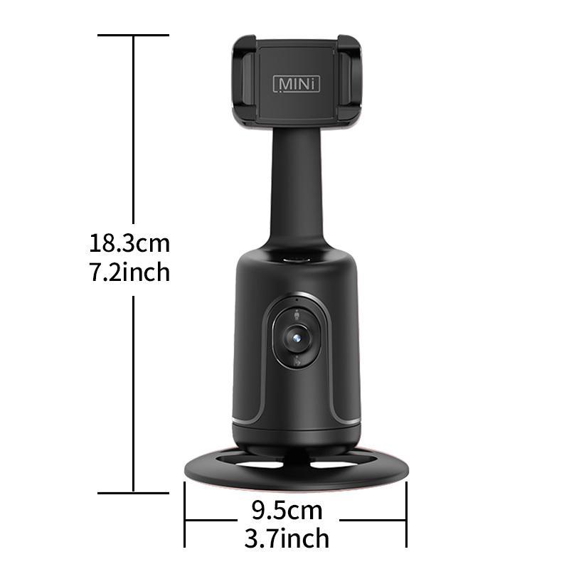 360° Rotatable Auto Face Tracking Gimbal Stabilizer Tripod, Handheld Video Recording Tool for Summer, Anti-shaking Phone Stabilizer, Vlogging Equipment for Phone