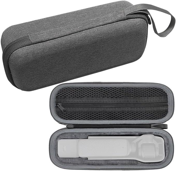 FiTSTILL Black Carrying Hard Small Case for DJI Osmo Pocket 3 Creator Combo, Portable Osmo Pocket 3 Storage Case Carry Bag, DJI Pocket 3 Accessories [Case Only]