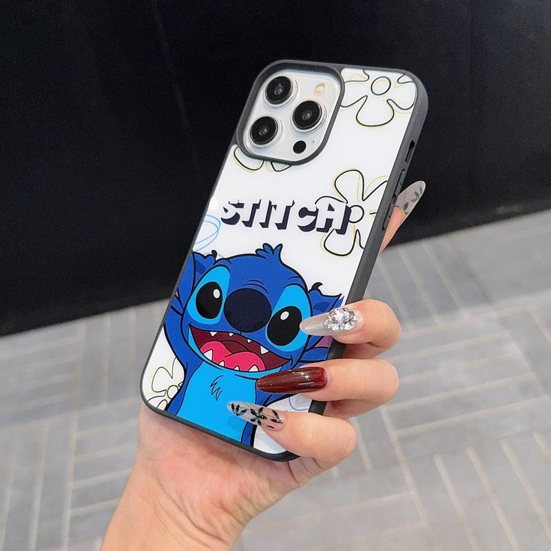 DISNEY Cute Cartoon Pattern Phone Case, Decorative Phone Protector Cover, Phone Accessories Compatible with iPhone