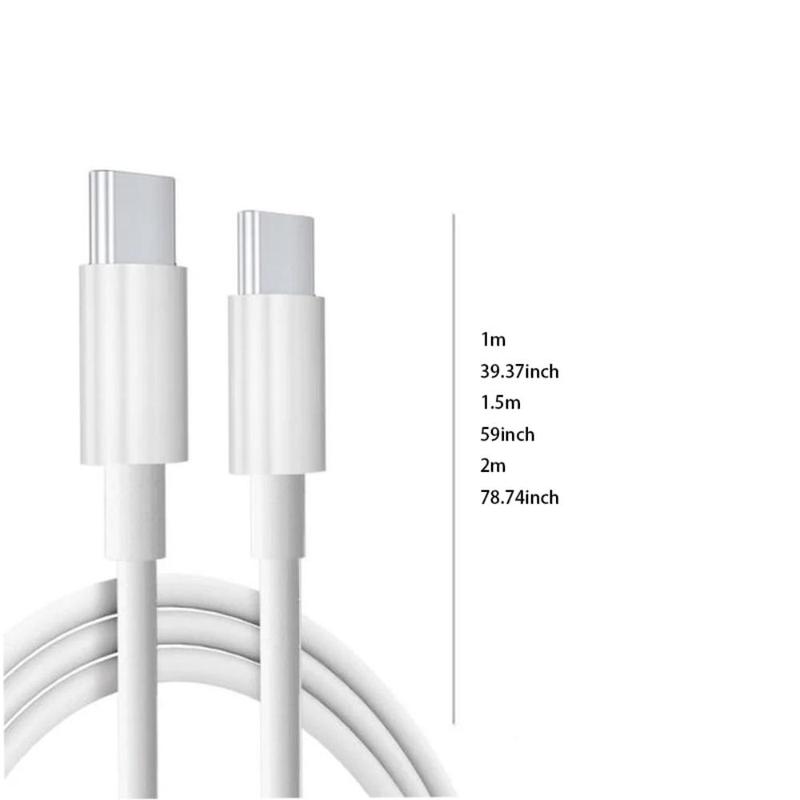 PD 20W Type C Data Cable, 1 Count 100W Fast Charging Type C Charger Cable, Dual-head Type C Charging Cable for iPhone 15 & Android