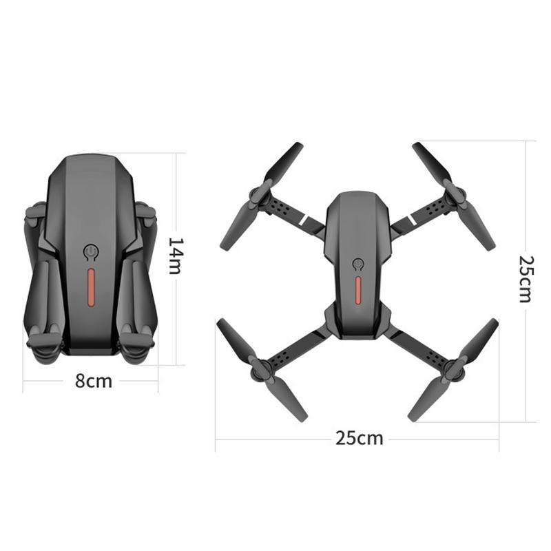 Drone With 1080P Camera for Adults Beginners Kids, Foldable RC Quadcopter, Toys Drone, 1080P FPV Video, 4 Batteries, Carrying Case, One Key Start, Headless Mode, Waypoints fly, 360° Flips