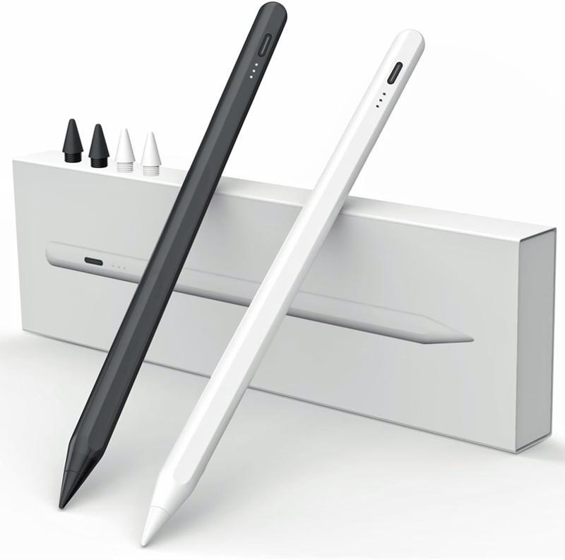 Stylus pen for iPad,Apple Pencil for iPad 9th&10th Generation - iPad Pencil 2nd Generation,Fast Charge Active Pencil Compatible with 2018-2024 Apple iPad Pro11&12.9 inch,iPad Air 3 4 5,iPad6-10,iPad Mini 5 6 Gen-white Accessories Computer Smartphone