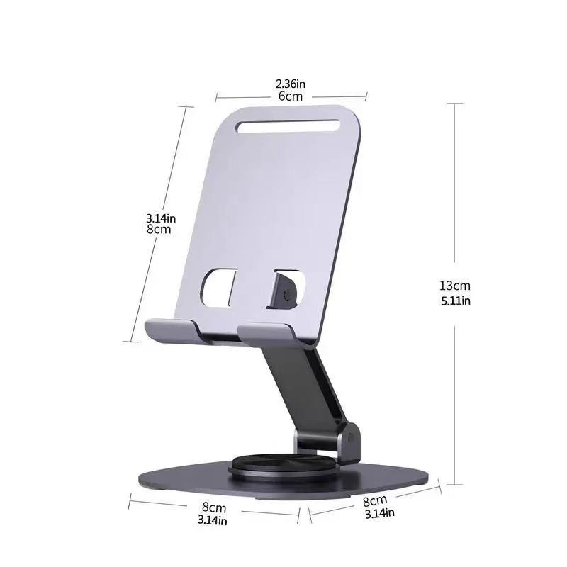 360° Rotatable Phone Holder, Portable Adjustable Desktop Phone Stand, Universal Phone Accessories for Office, Online Classes, TV, Live Streaming