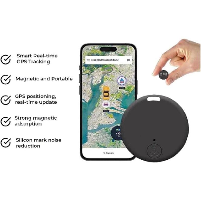 Mini Magnetic GPS tracker, GPS tracker strong magnetic car tracking anti-lost, mini worldwide GPS tracker, smart key finder locator, GPS tracking device (3PCs)