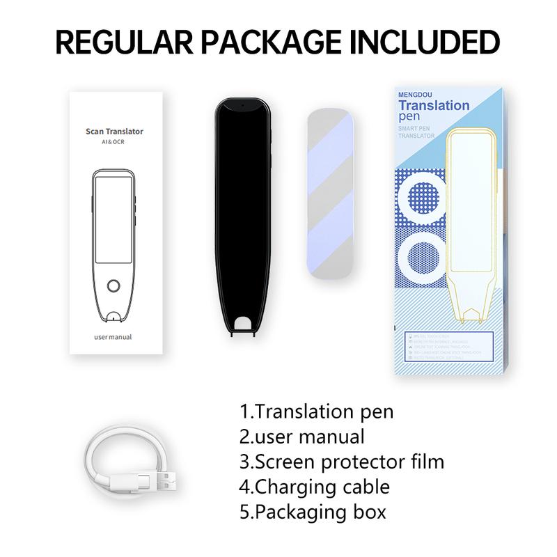 Christmas present Multi functional intelligent translation pen, scanning translation, voice intercom translation, learning, tourism work, built-in dictionary, with many vocabulary words