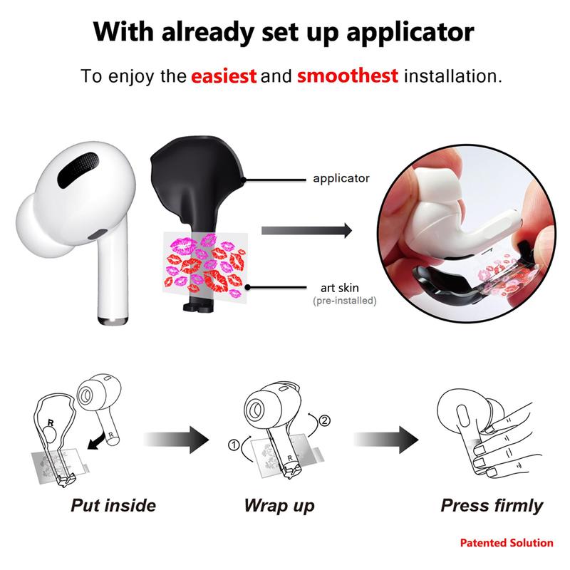 Cartoon Crown Pattern Glow in the Dark Earbuds Sticker, 1 Pair Luminous Earbuds Art Skin for Air Pods, Earbuds Protection Accessories for Men and Teenagers