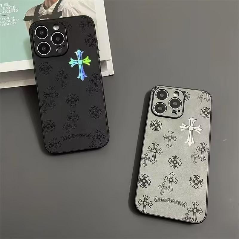 Trendy brand personalized anti drop laser cross phone case,iphone 11 12 13 14 15pro promax phone cover