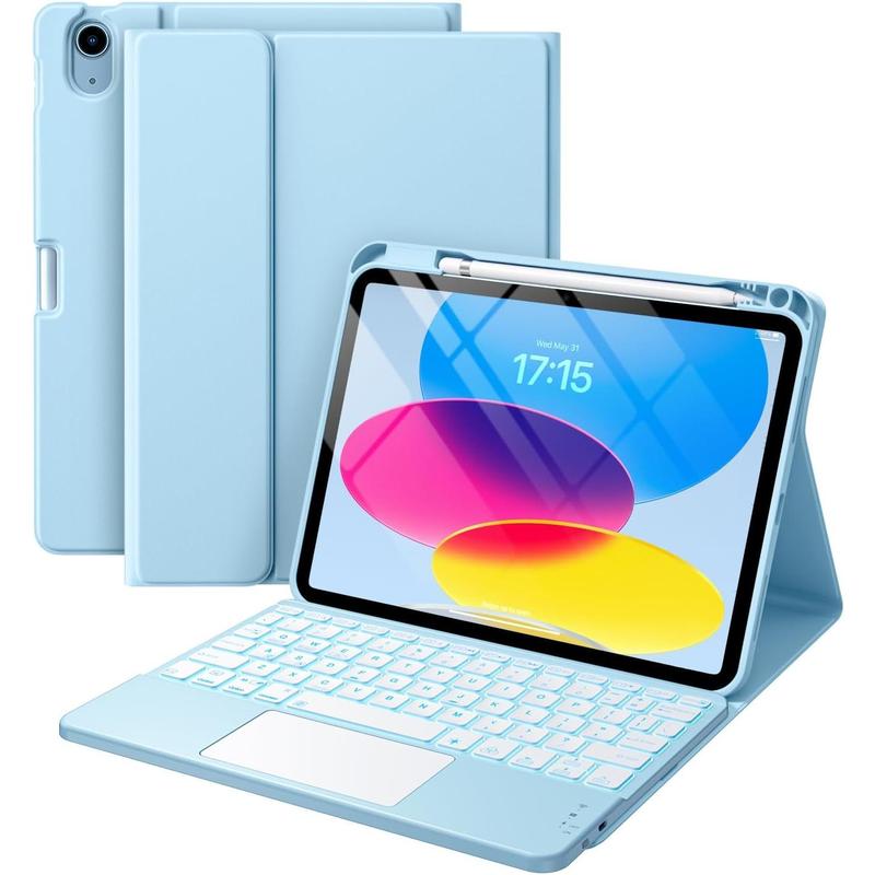 Compatible for iPad 10th Generation Case with Keyboard (10.9