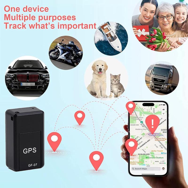 GPS Tracker for Vehicles, Mini Magnetic GPS Time Car Locator, Anti-Lost GPS Tracking Device, Full Global Coverage Long Standby GSM GPS Tracker for Vehicle, Car, Person Location. No Subscription