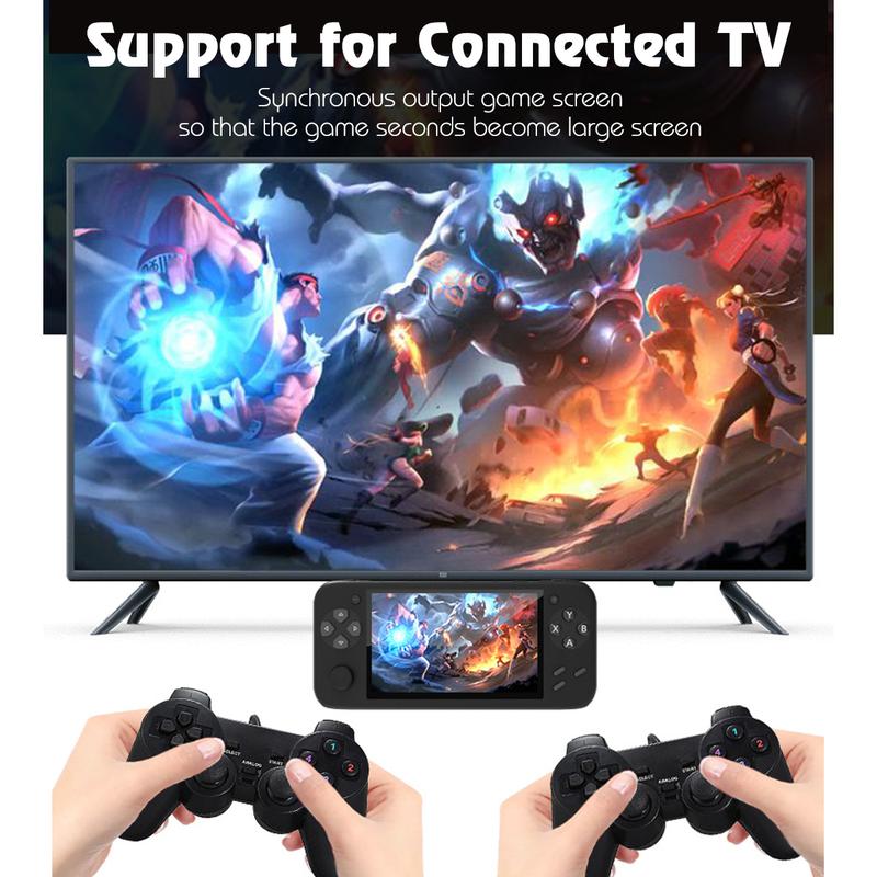 4.3 Inch Handheld Game Console Supports Free Games Dual Joystick Portable Retro Game Console MP3 MP4 MP5 Video Music Kids Adult Birthday Gifts