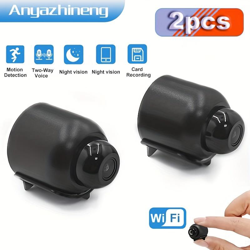 2pcs Anyazhineng Smart Pet Camera - Night Vision, WiFi Enabled, Motion Detection for Indoor Outdoor Use, USB Powered