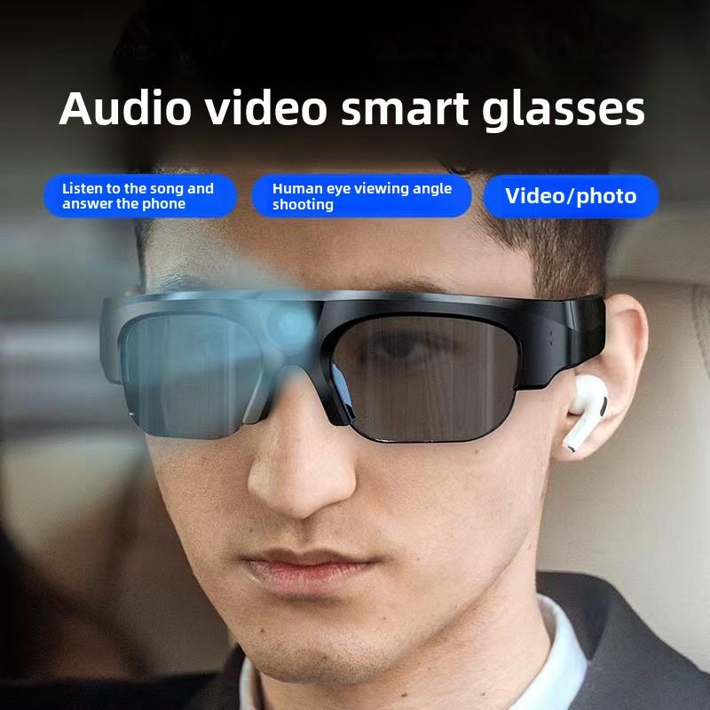 Smart Bluetooth Glasses Camera Photo HD Multi-Function Bluetooth Glasses Wearable Vr