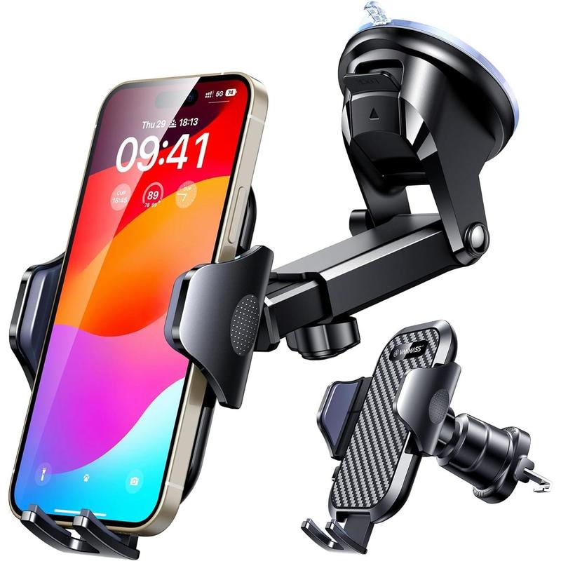  Dashboard Windshield Cell Automobile Cradles Truck Hook Vent for iPhone 16 15 Pro Max 14 13 12 Samsung