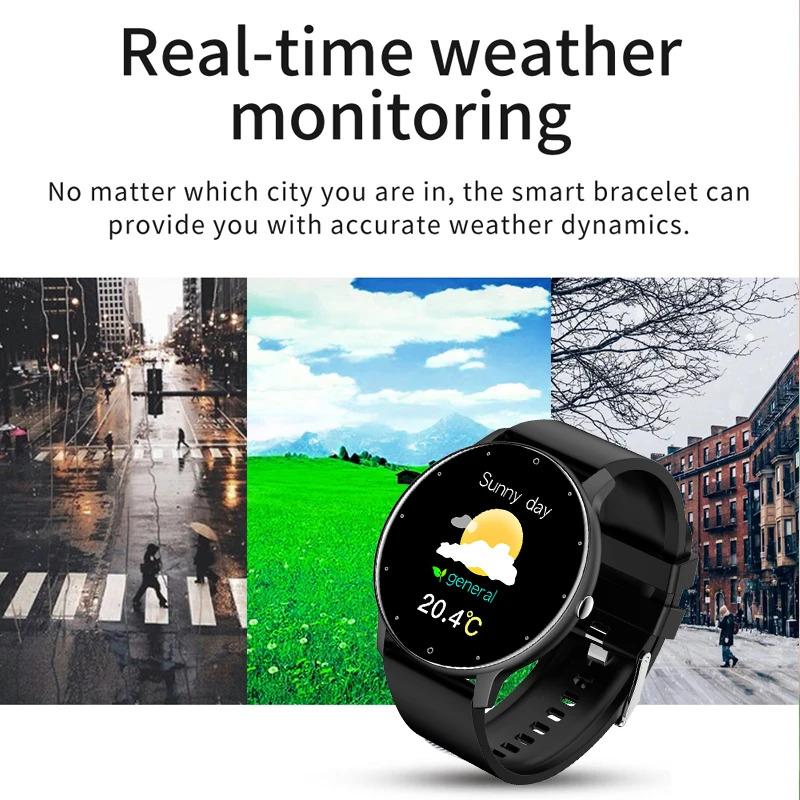 Lige 2023 new smart watch men full touch screen sport fitness watch IP67 waterproof Bluetooth for Android iOS smartwatch men + box