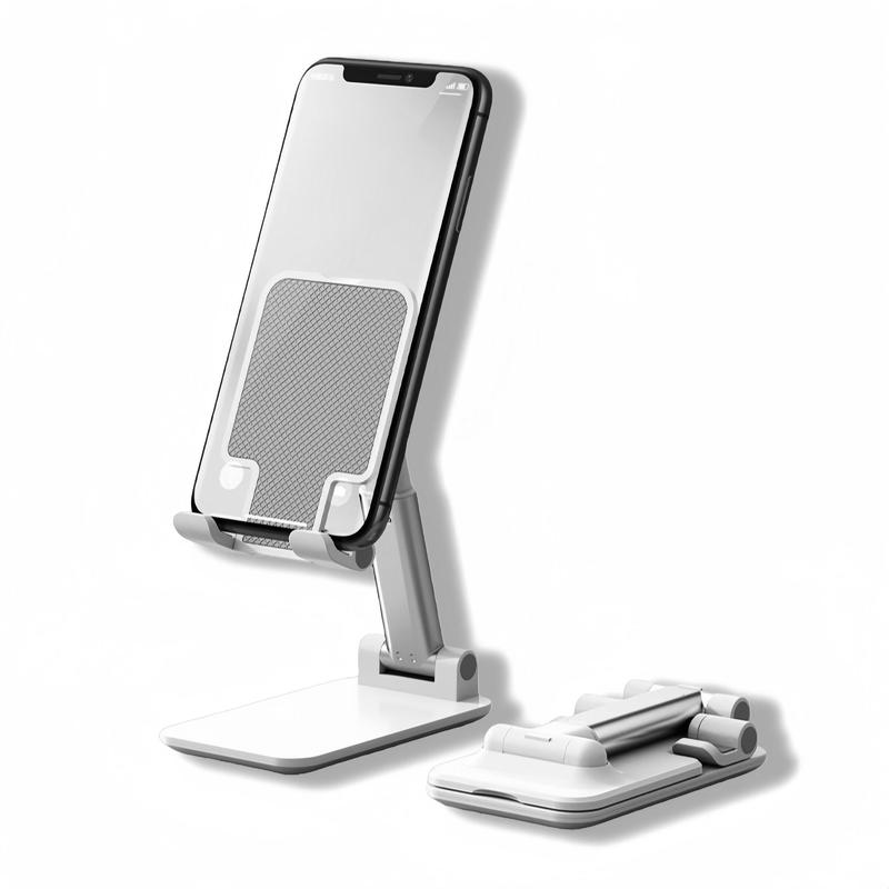 Desktop Phone Holder, Foldable & Adjustable Phone Stand, Universal Mobile Phone Holder for Home Office, Phone Accessories