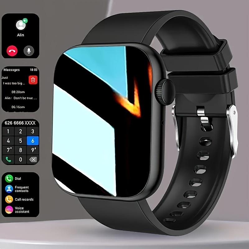 2024 Hot New 2.01 Inch Touch Screen Dual Band Smartwatch For Men And Women, Talking Function, Steps & Calories Tracking, Call Message Reminder, Multi-functional Fitness And Sports Smart Band, Wireless Connection For Android Phones And IPhon