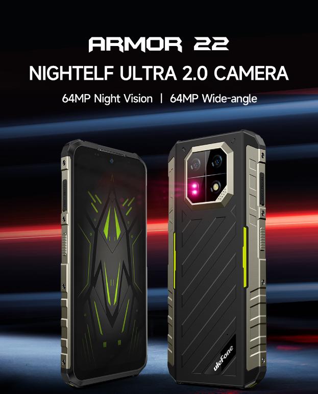 Ulefone Armor 22  Rugged Cell  Phone, 6.58