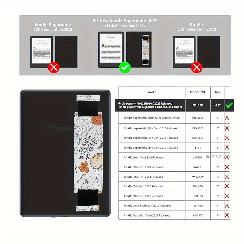 6.8 New Kindle Paperwhite 11th Generation 2021 and Signature Version TPU Back Cover Transparent Protective Cover, Ultra-Thin Lightweight Transparent Transparent TPU Soft Skin Clear Printing Pattern-7