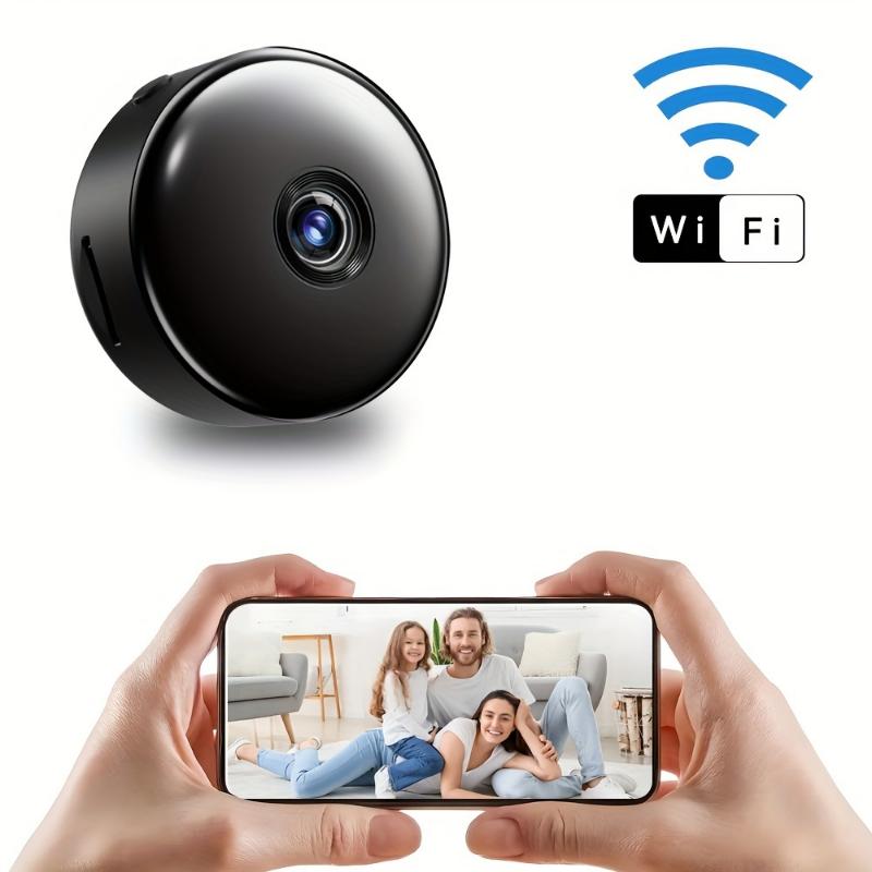 Small Wireless WiFi Camera Hidden Security Cameras, Mini Nanny Cam Smart Home, Pet Dog Youngsters Camera Indoor Outdoor Remote Portable, Phone APP Room Camera