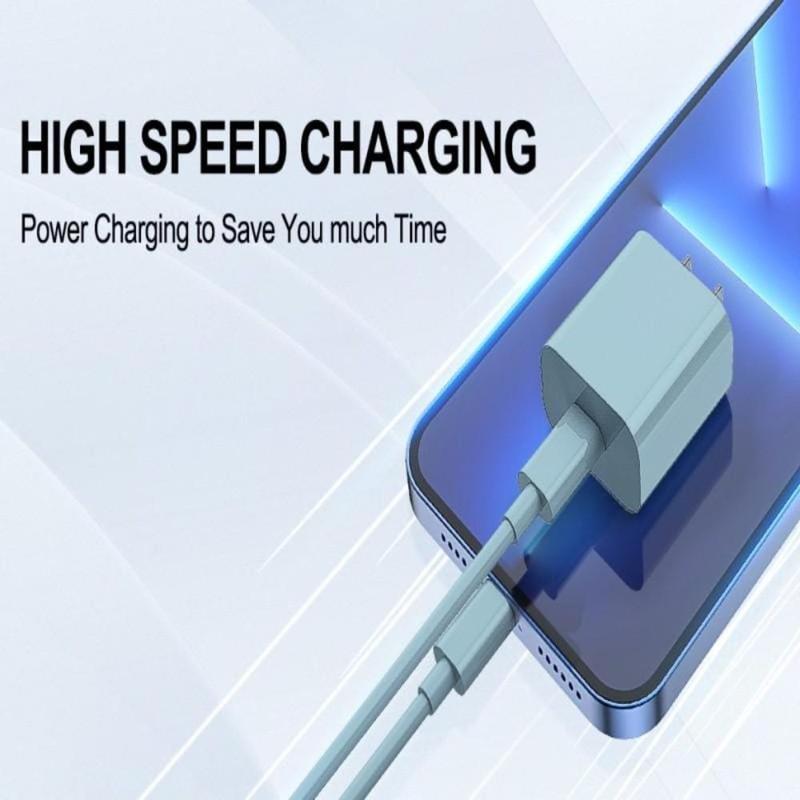 PD 20W Fast Charging Head Kit, Type C Charger Head, Reliable Fast Charging Head for iPhone iPad