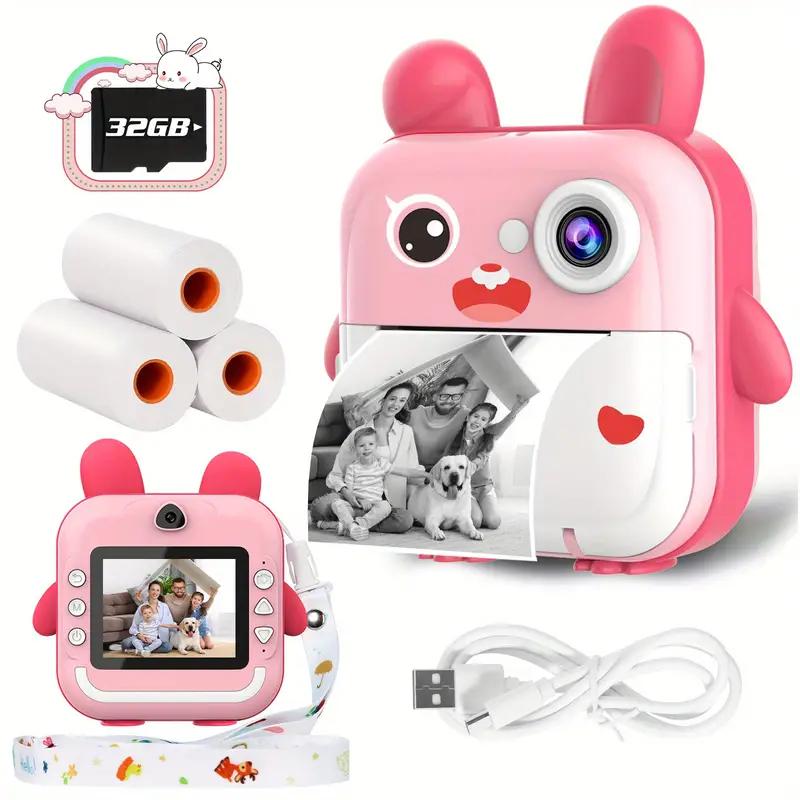 Boy Girls Birthday Gift Children Instant Print Camera Kids Video Photography Digital Photo Camera Toys Mini Thermal Printer