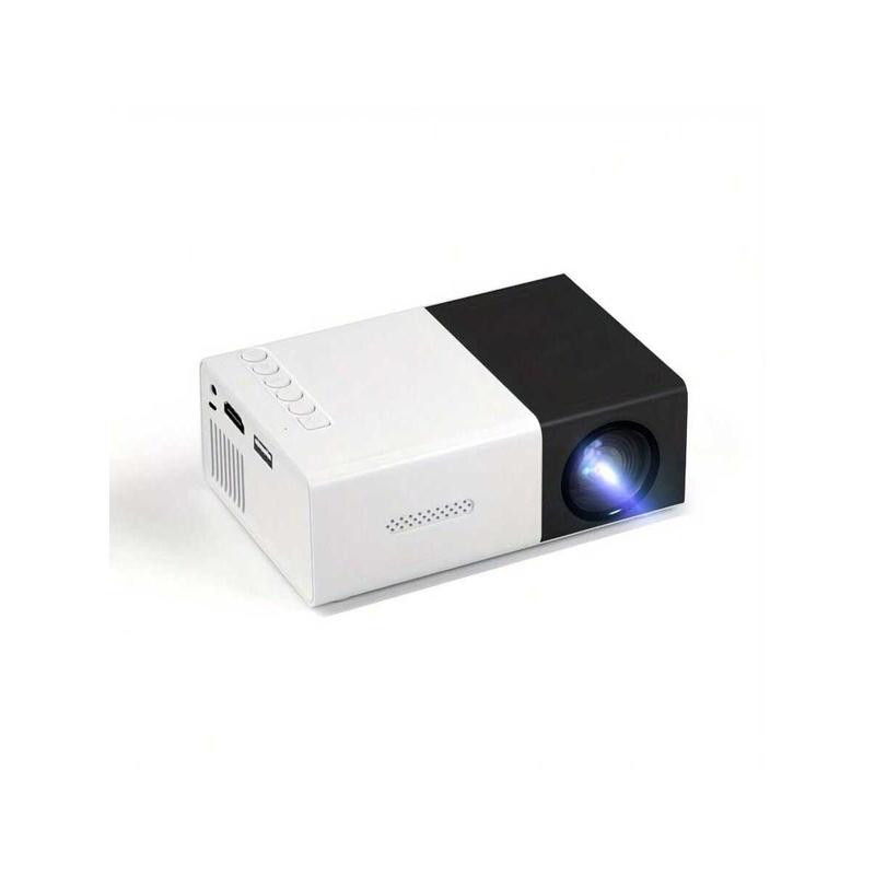 YG300 HD Mini Projector With HDMI-Compatible, USB And SD Memory-Enhance Your Movie, TV And Game Experience, With Stand, Suitable For Outdoor Camping  Drive-In  Home Theater Projector