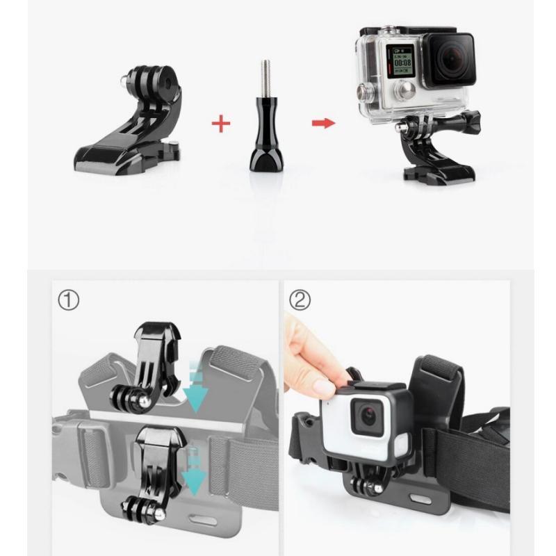 1 Set Sports Camera Chest Strap, Adjustable Sports Camera Chest Strap Mount Compatible With GoPro & SUPTig Sports DV, Sports Camera Accessories For Outdoor Cycling Climbing