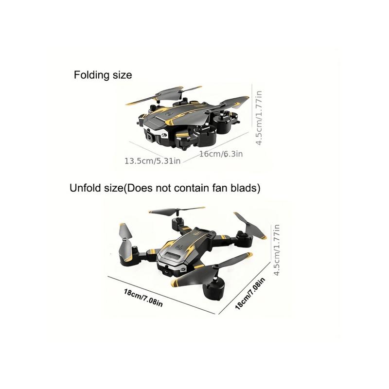 S6 Professional Remote Control Drone, Dual Camera Dual Folding Remote Control Quadcopter Height Holding Remote Control Toys Christmas