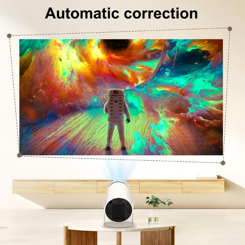 Cinemaster Pro - 4k Smart Movie Projector, Built-In Media with 4000+ Apps &seamless Streaming, Auto Keystone, Mini Projector with Wifi and Bluetooth (Projector + Retro Game Console)